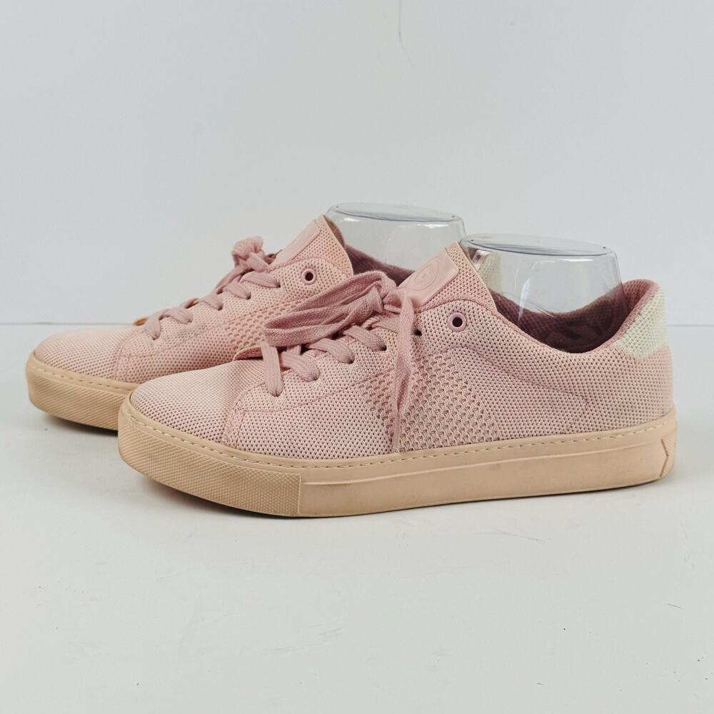 Greats Brooklyn Royale Knit Pink Sneakers Womens Size 8.5 Casual Low Top Shoes